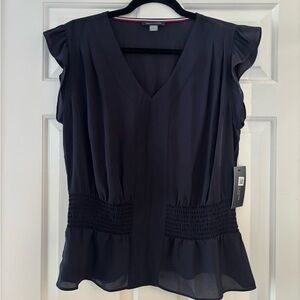 Tommy Hilfiger Blouse - M - Navy Blue - NWT